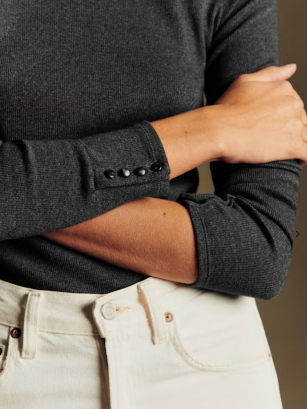 Sezane Felix Jumper Charcoal Grey - Size M - Picture 2 of 6